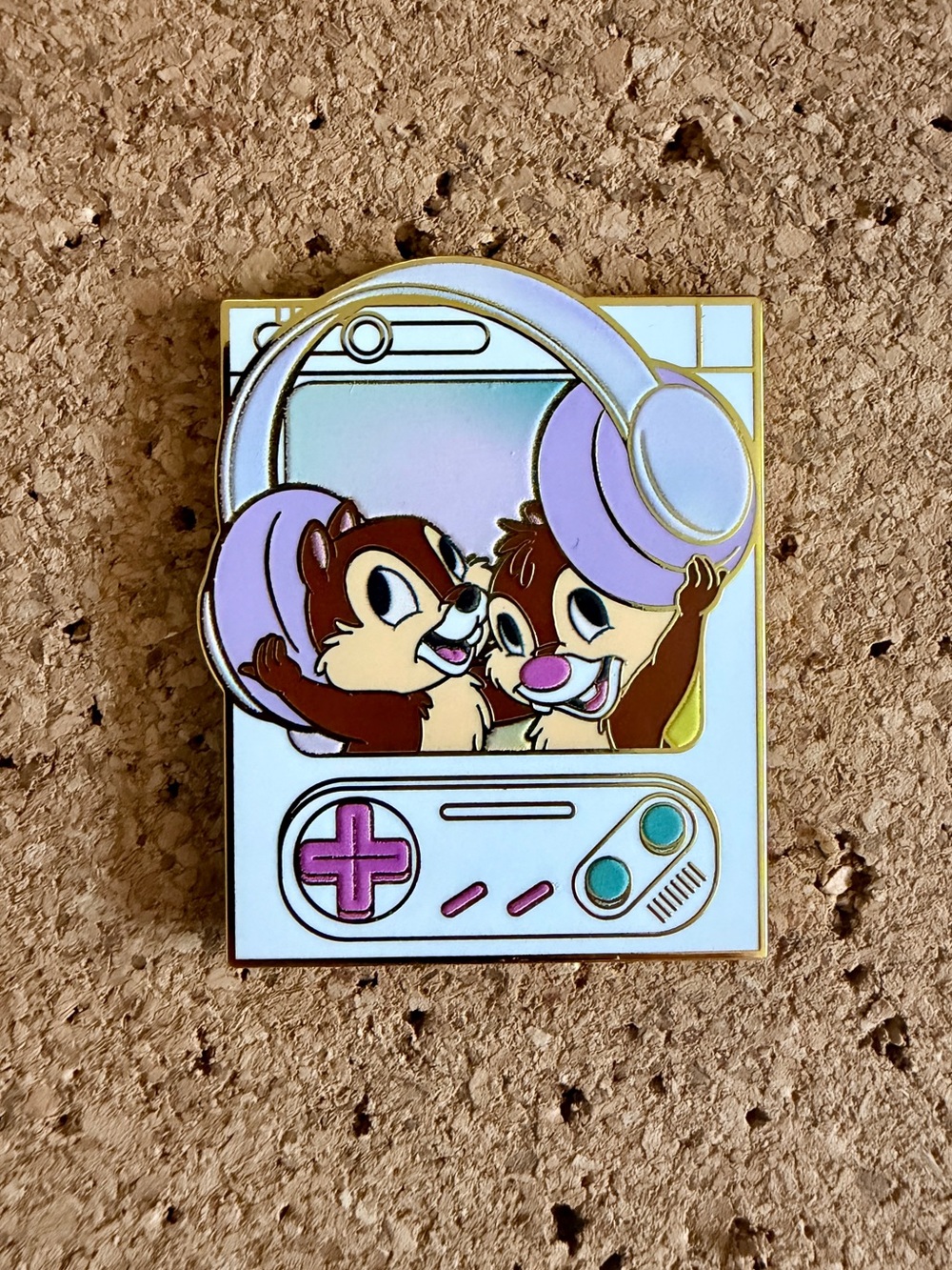 Loungefly Disney Mickey and Friends Tech Frames Mystery Enamel Pin - Chip & Dale